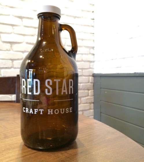 red star growler