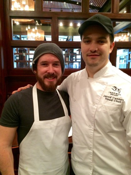 iron hill ch competition winner bob with chef jared