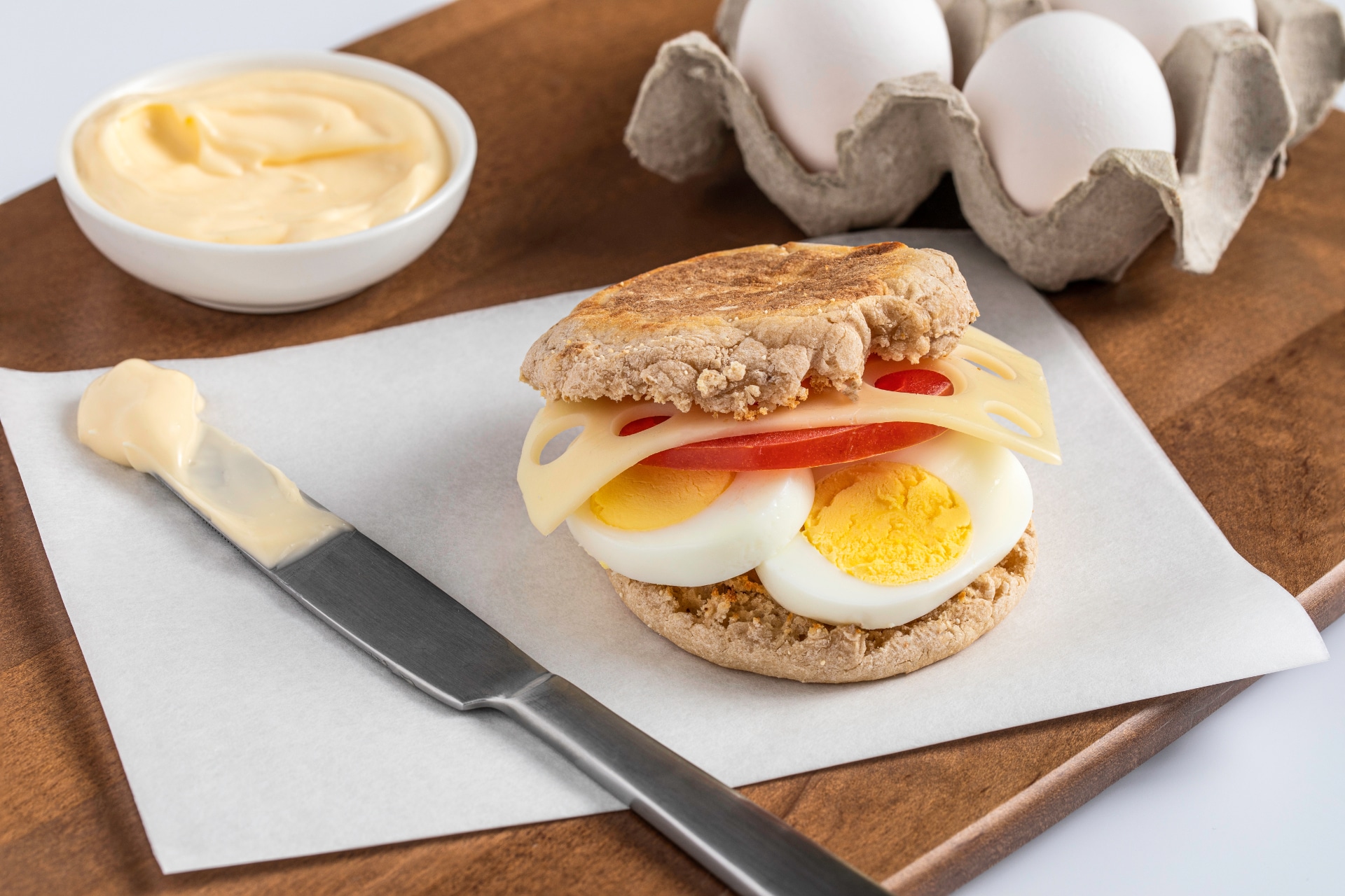 Nourish PA For Kids Hard Boiled Egg Breakfast Sandwich