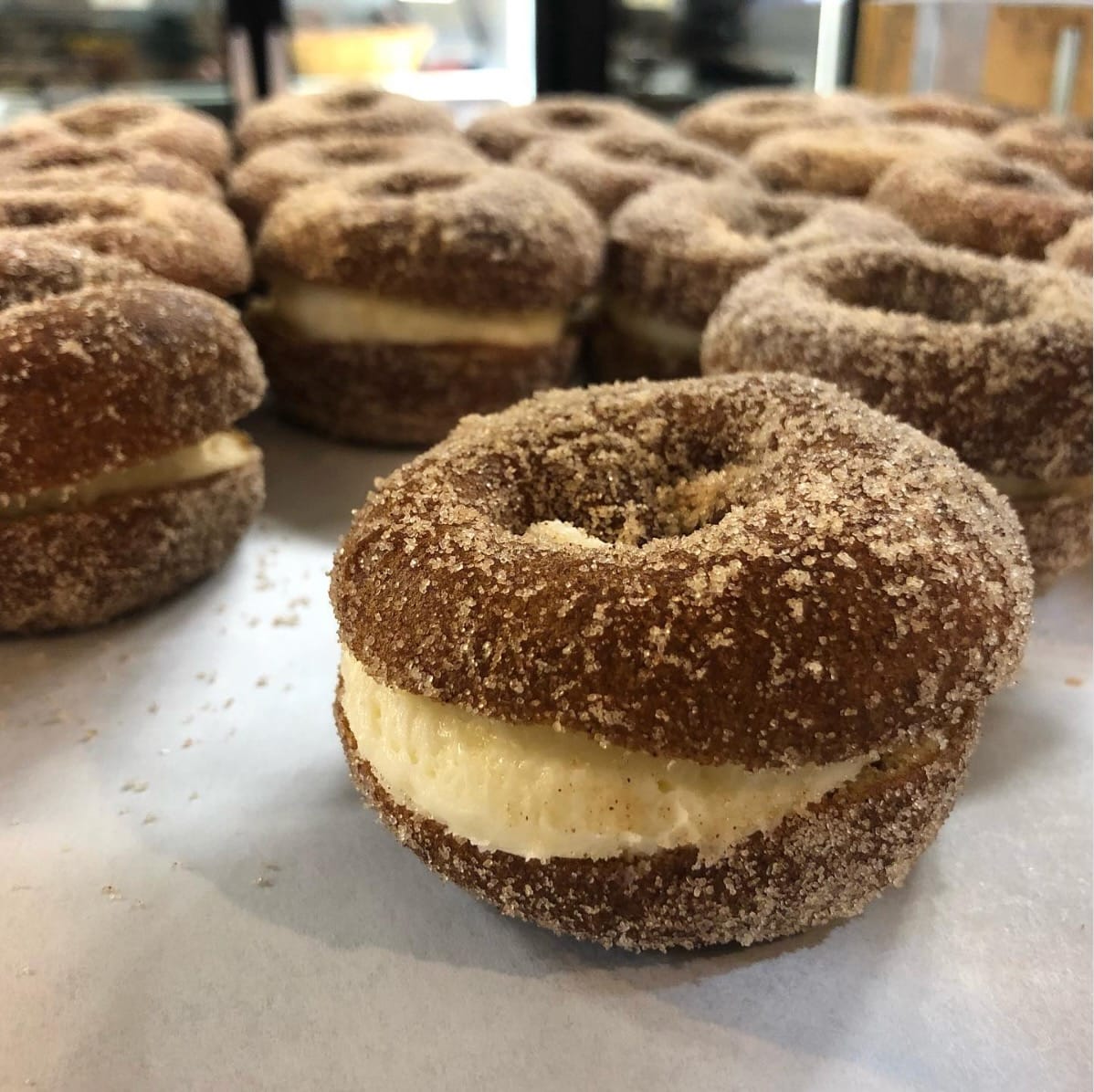 Apple cider whoopie pies.