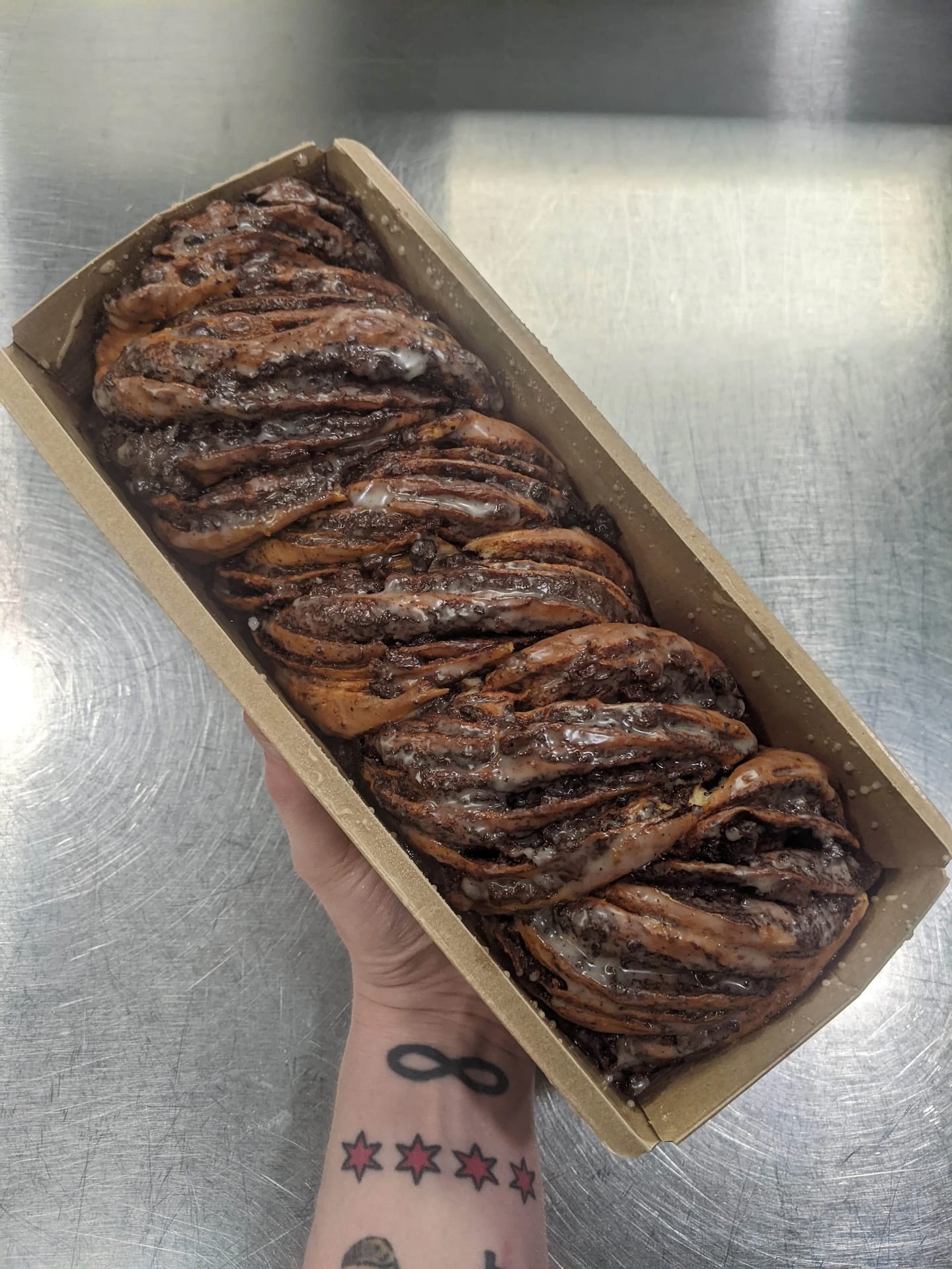 Chocolate babka by Edd's & Flo's Bakery in Lancaster.