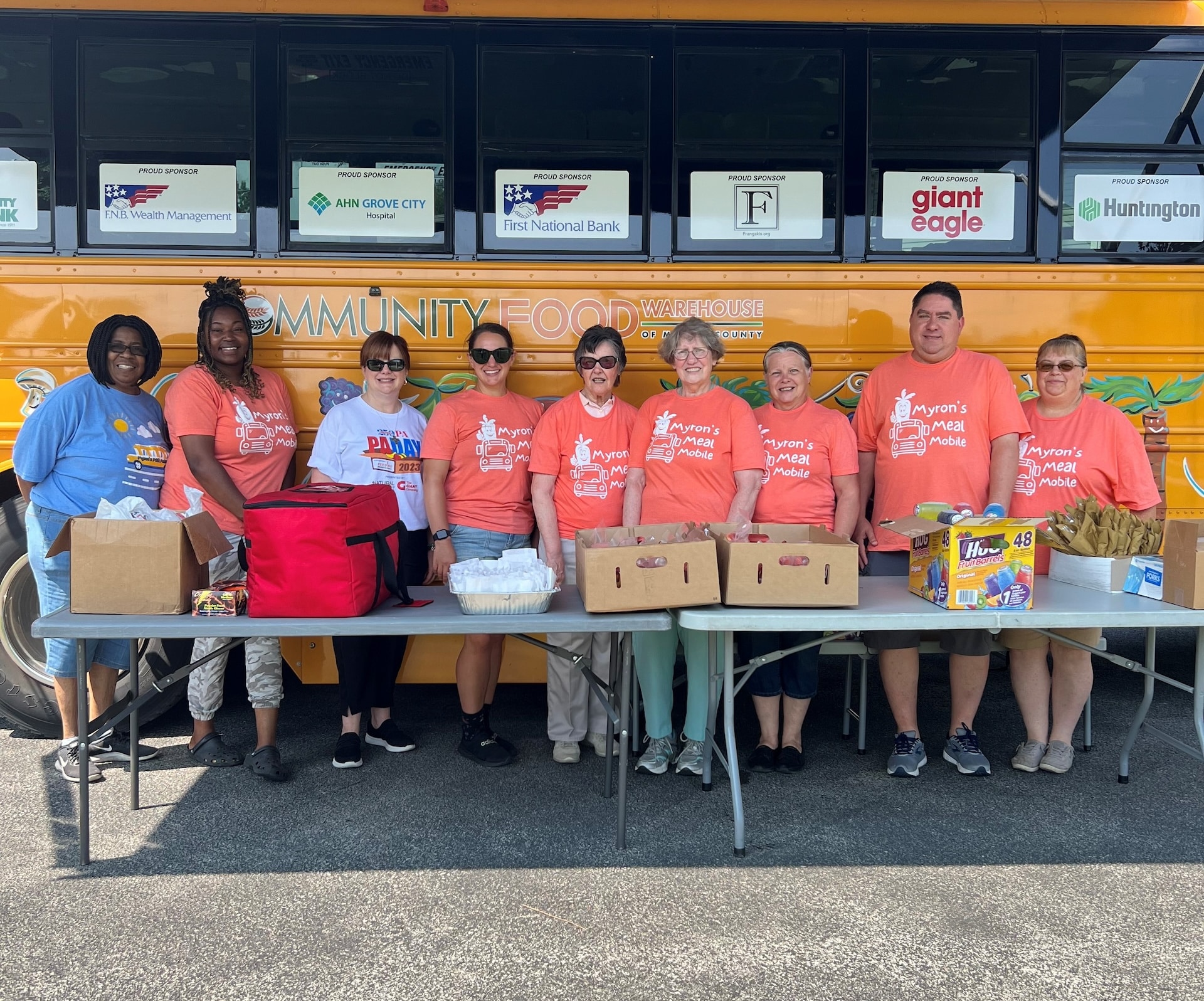 Volunteers on PA Day Via Feeding PA and America250PA