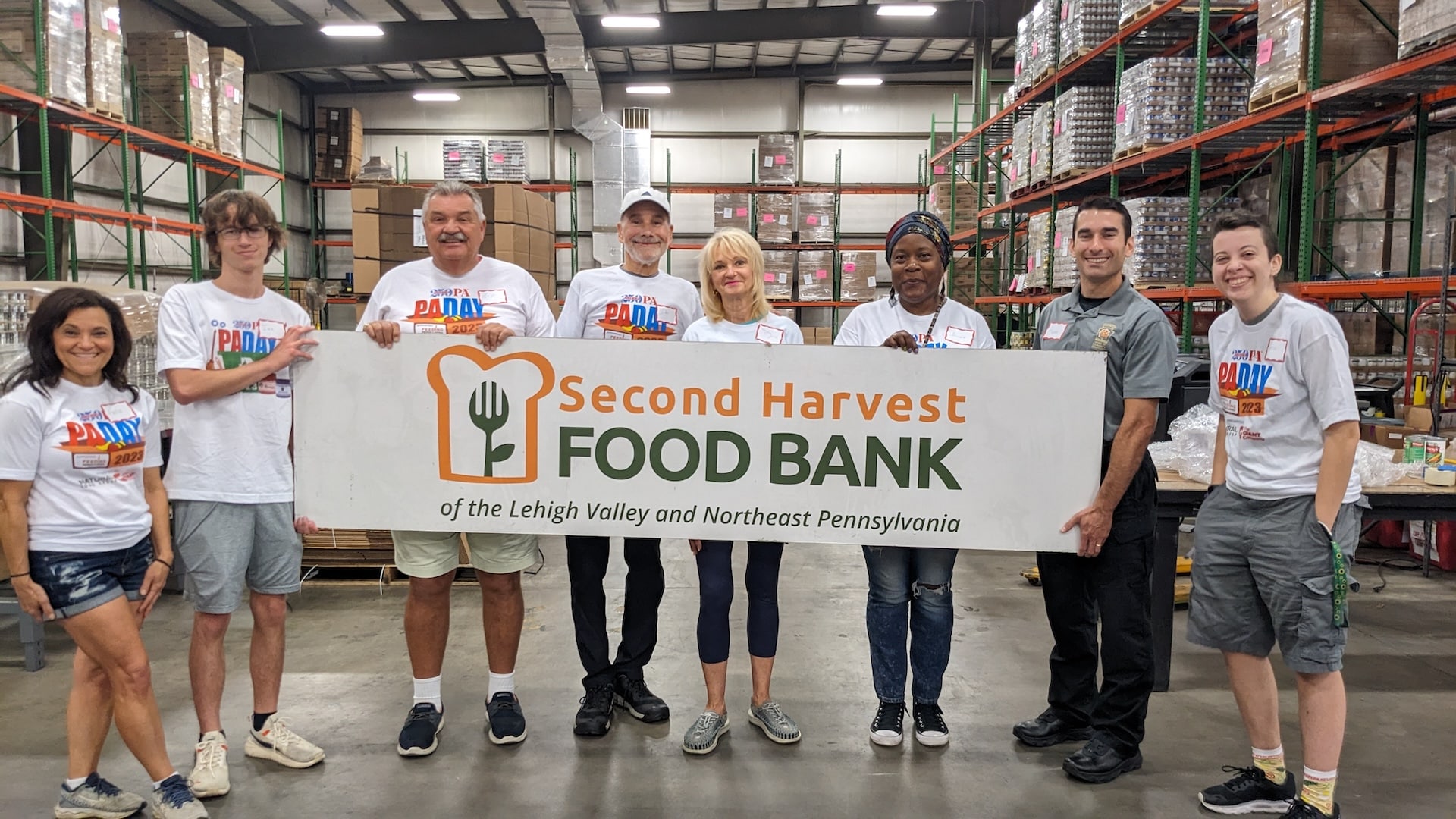 Volunteers on PA Day via Feeding PA and America250PA