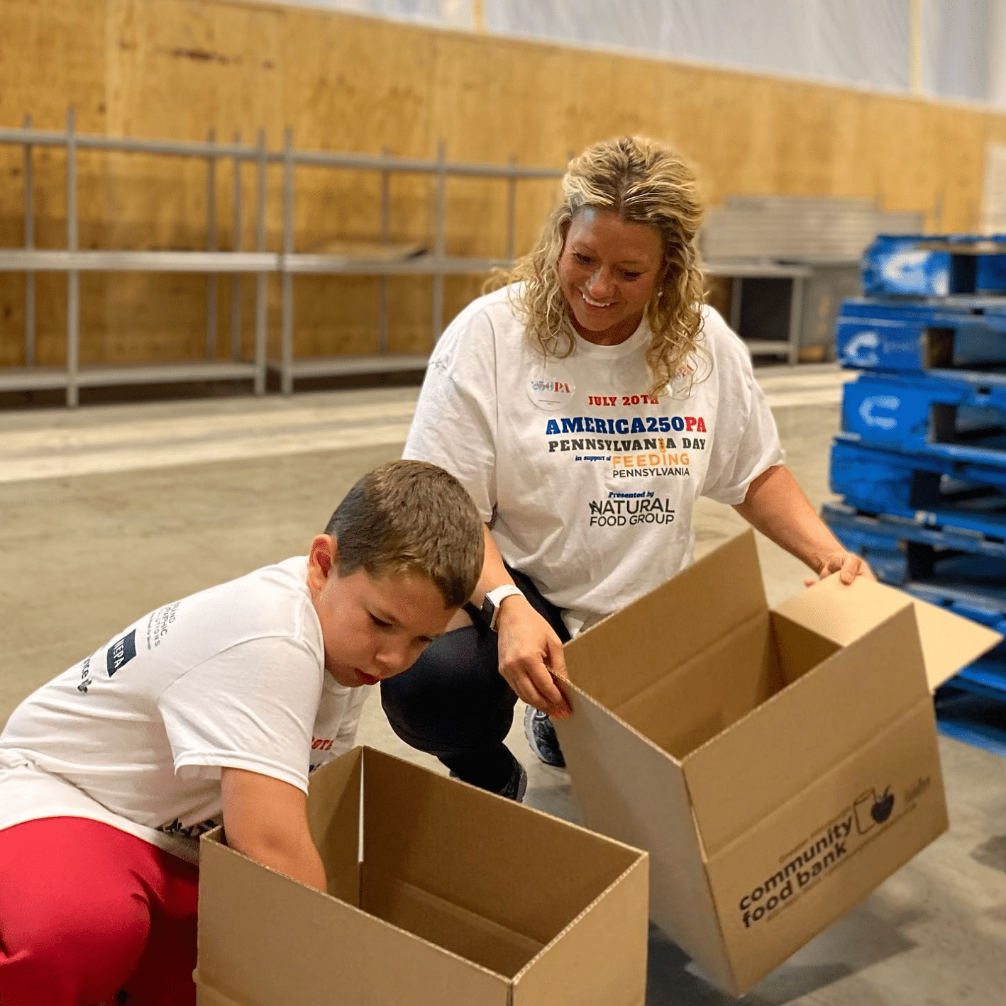 Volunteers via Feeding PA and America250PA