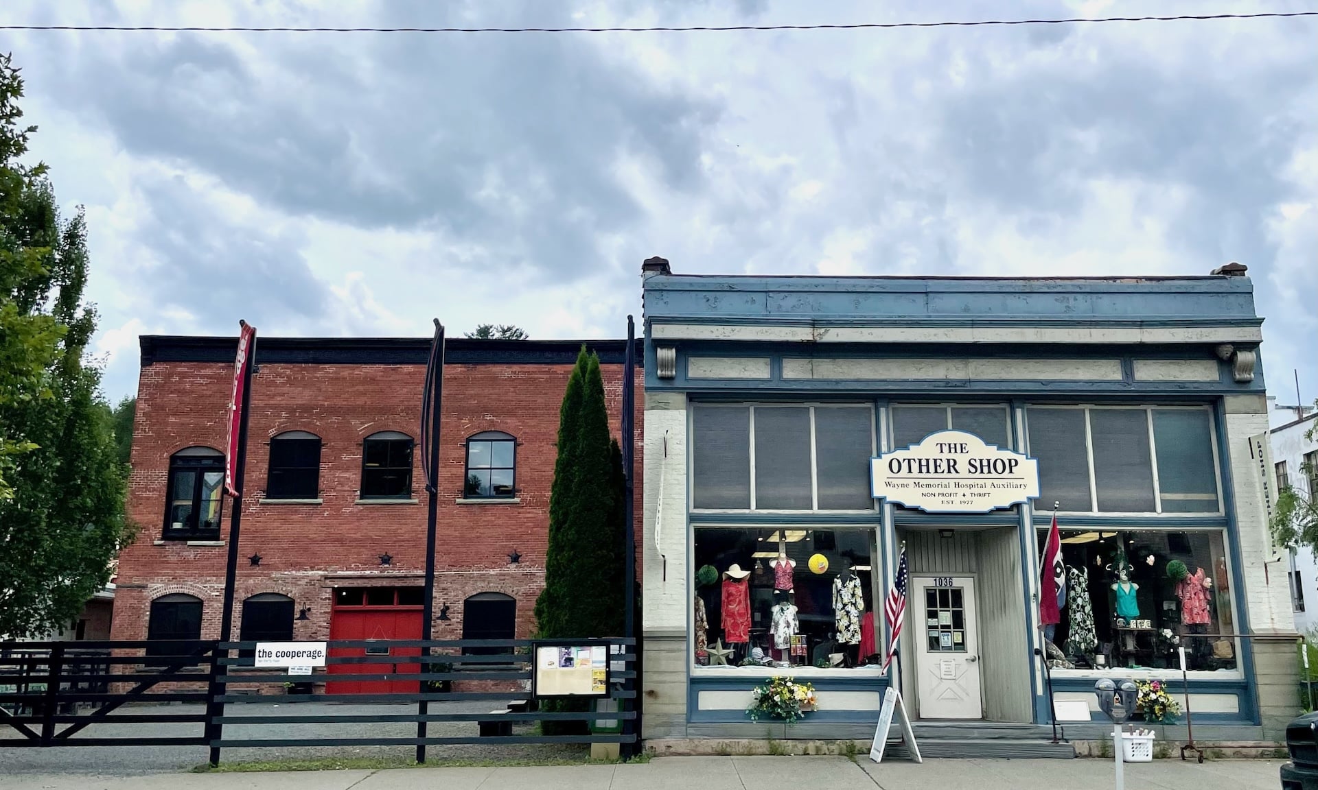 The Cooperage Project next to The Other Shop in downtown Honesdale.