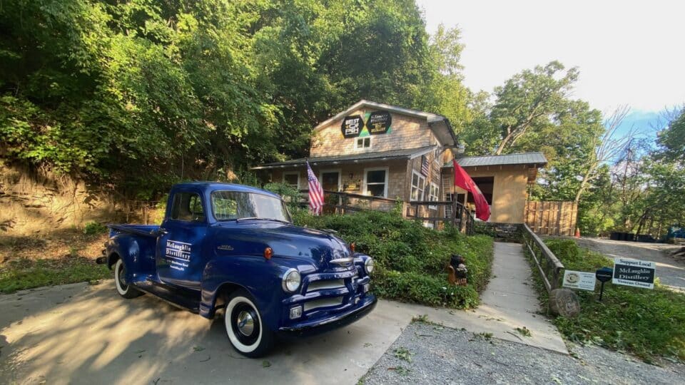 McLaughlin Distillery exterior.