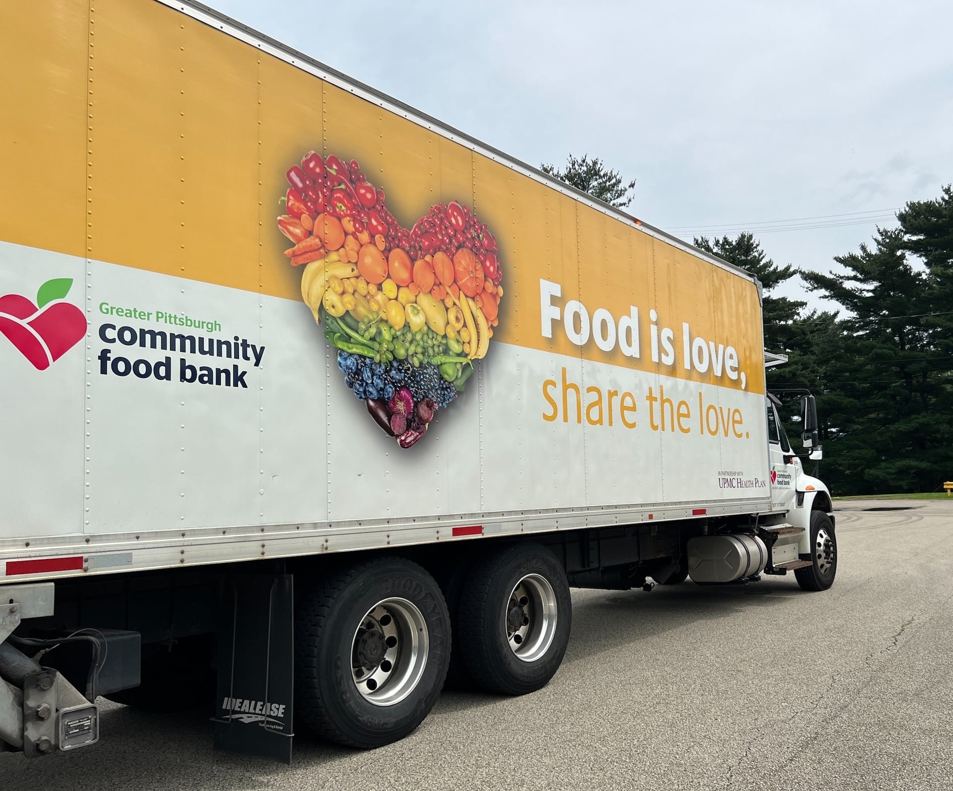 Food bank food truck.