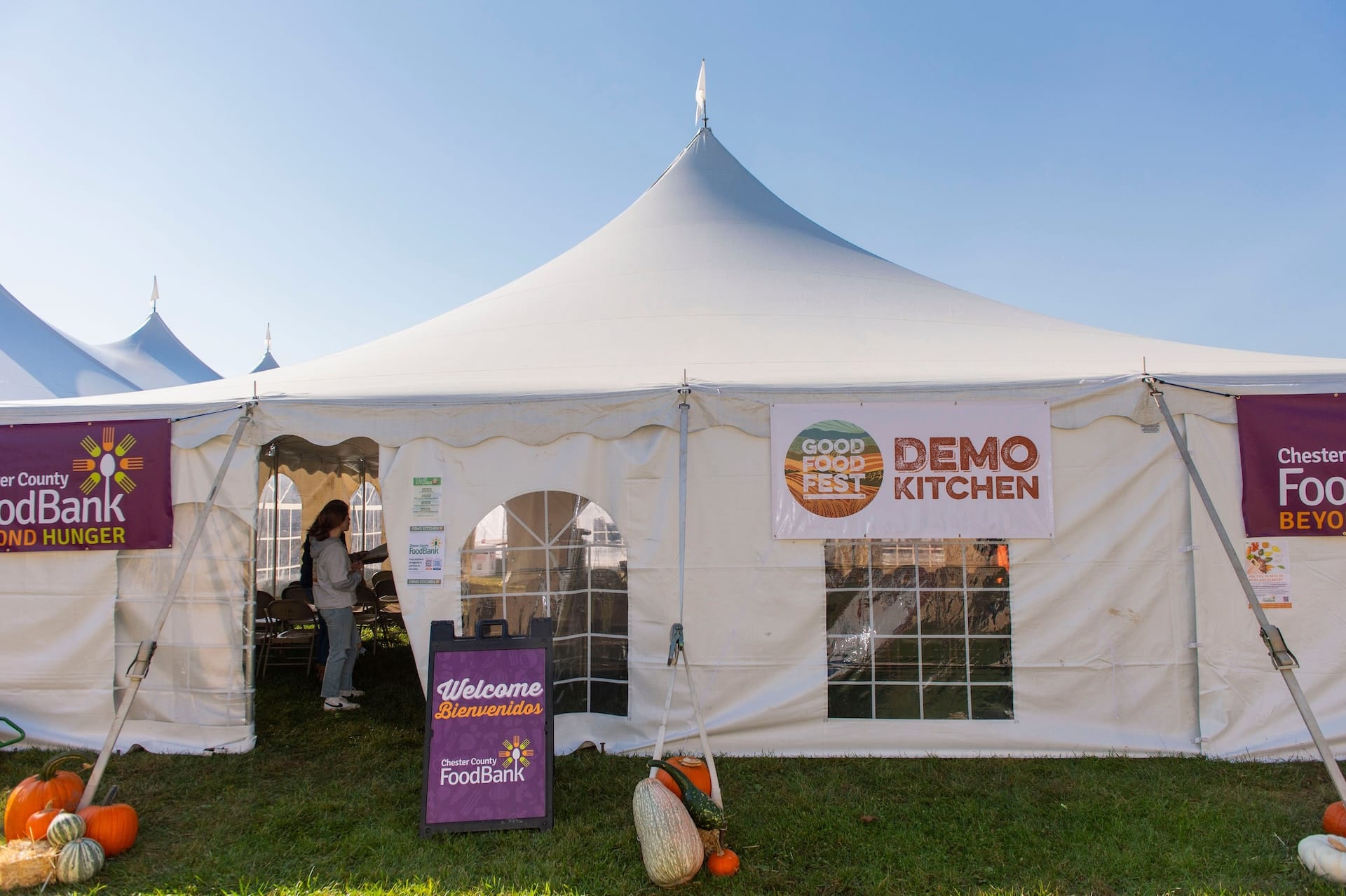 Demo Kitchen tent at GFF.