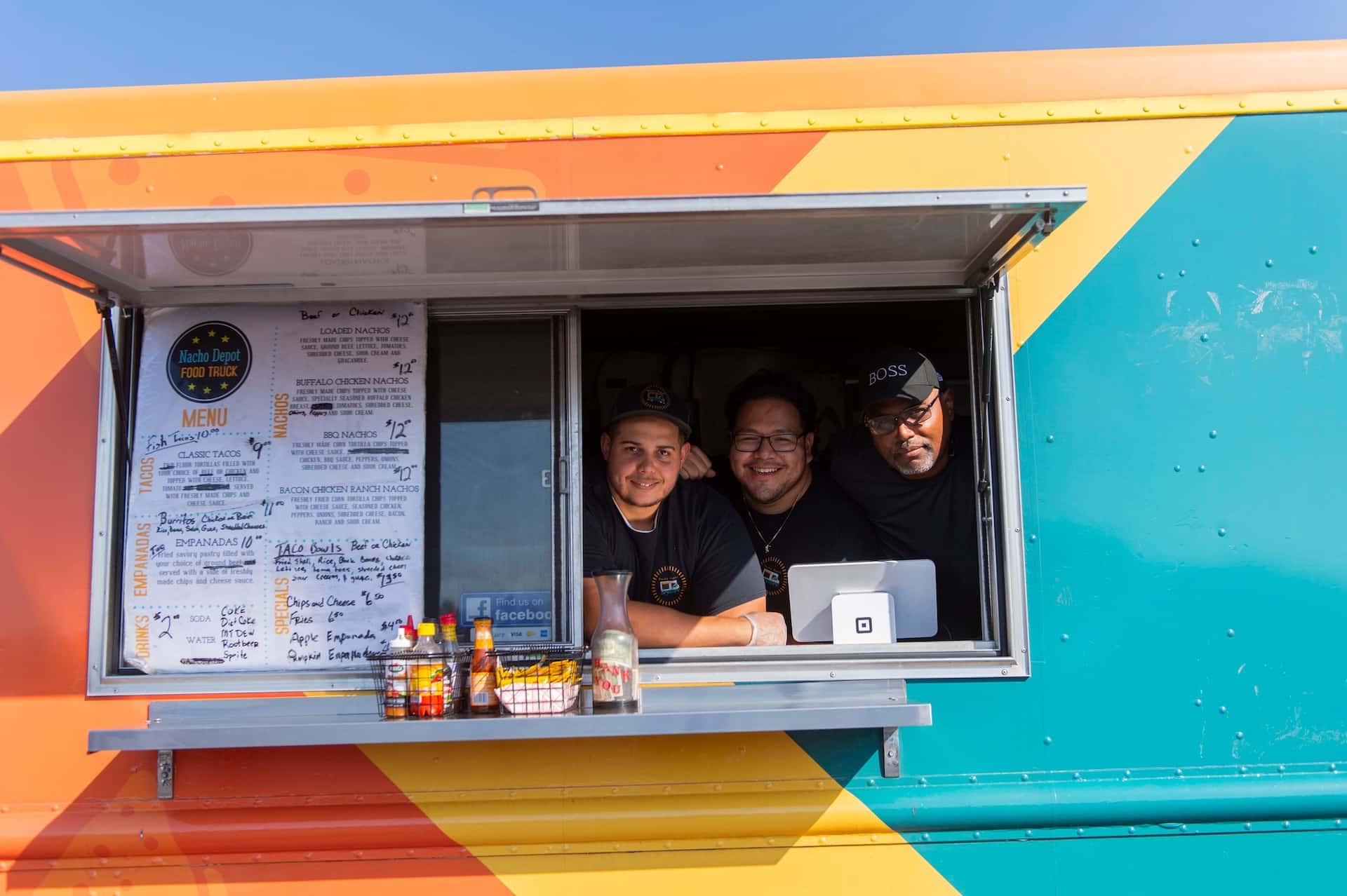 Food truck smiles at GFF.