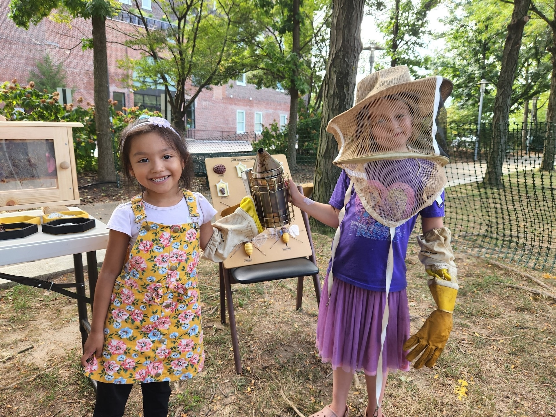 2024 Pottstown FARM "Bee our guest" kid beekeepers.