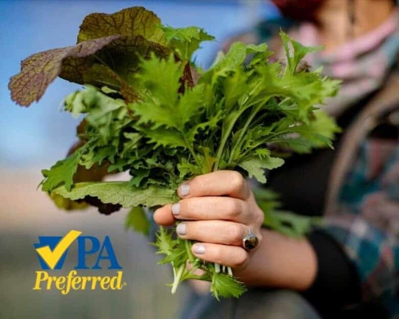 PA Preferred logo with farmer hand and crops.