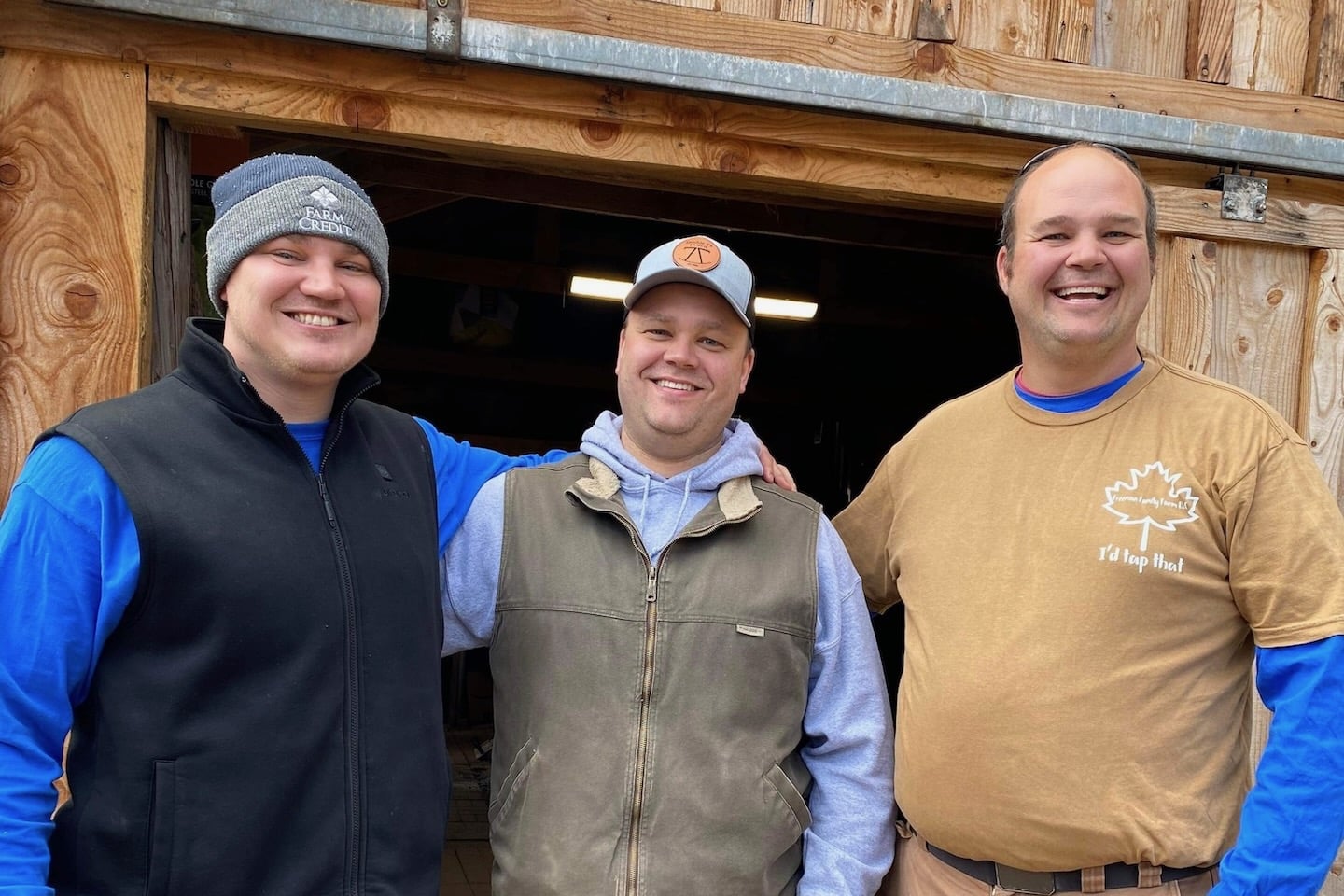 The brothers of family-owned Freeman Family Farm.