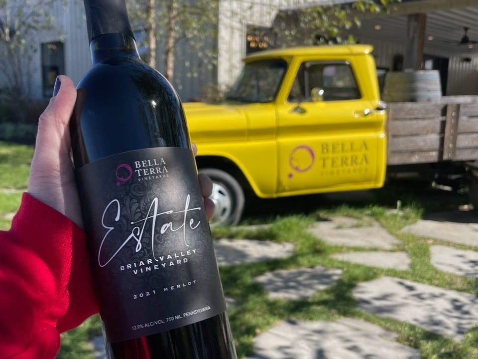 Bella Terra Vineyards estate Merlot.