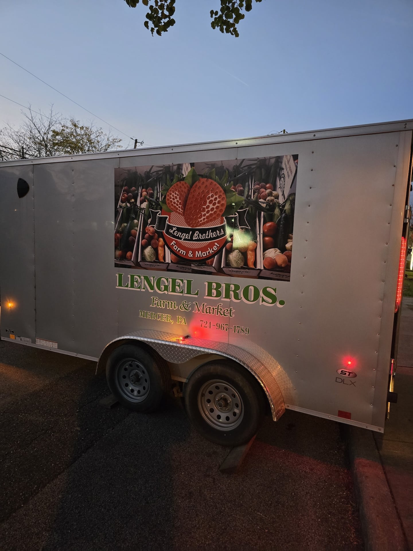 The Lengel Brothers Farm trailor.