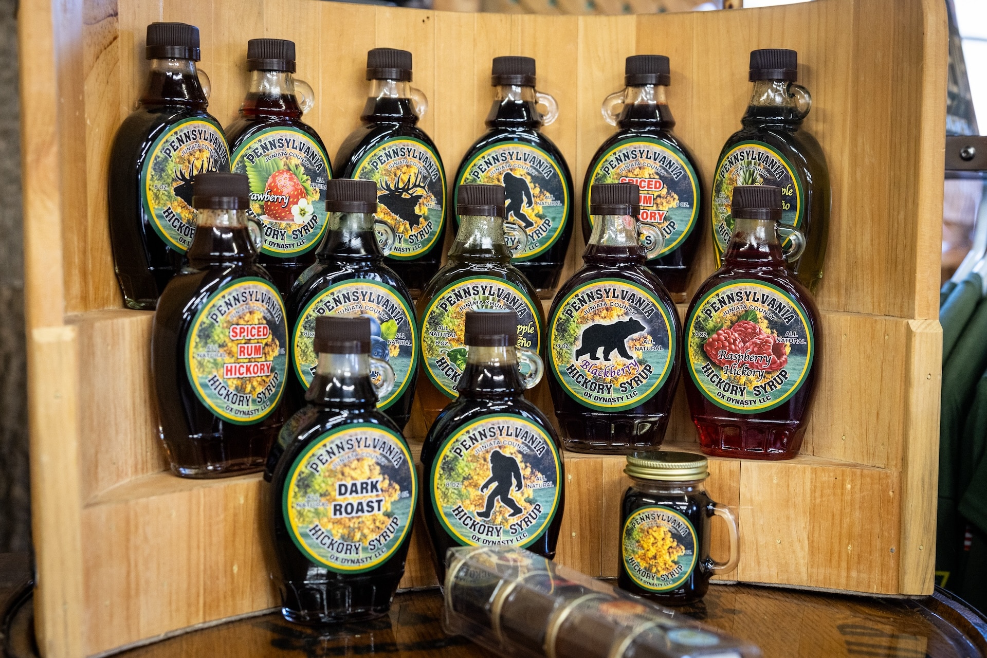 Flavors of Pennsylvania Hickory Syrup.