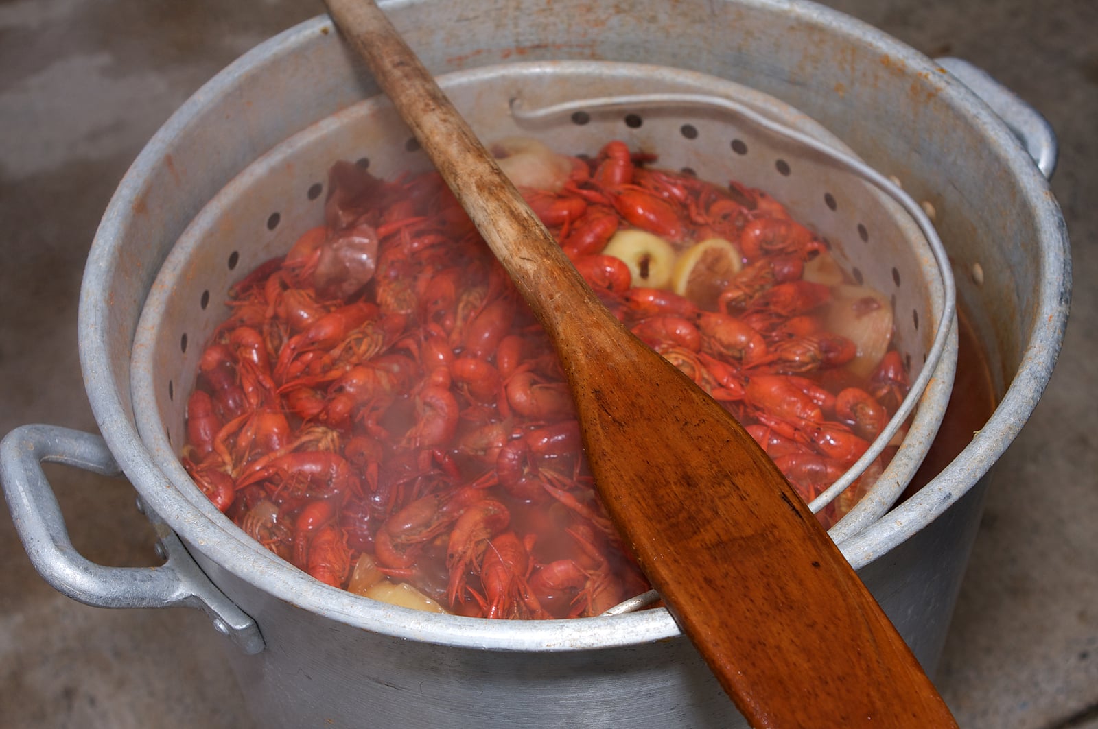 Crawfish from a Louisiana Cookout