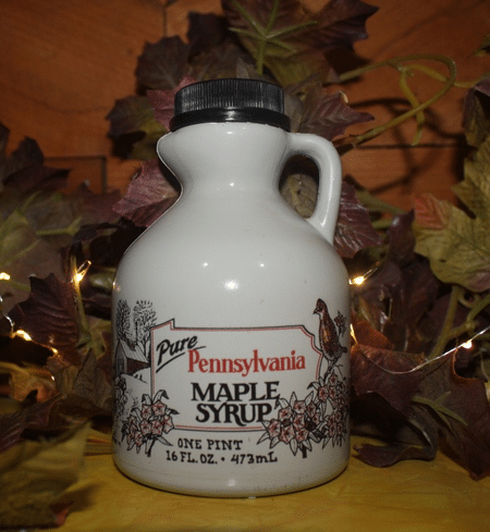 A pint of maple syrup.