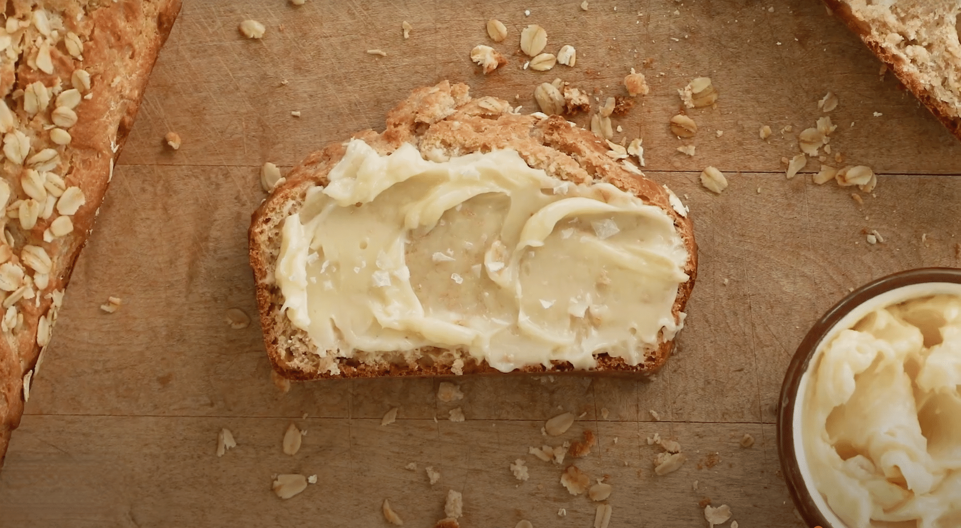 Pennsylvania maple cider bread with salted maple butter